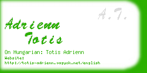 adrienn totis business card